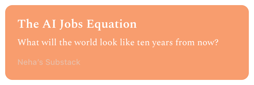 The AI Jobs Equation